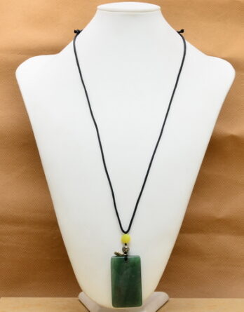 Green Aventurine Rectangle Pendant