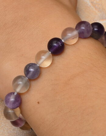 NATURAL FLUORITE GEMSTONE BRACELET