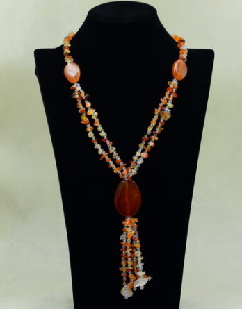 Orange Agate Necklace